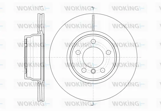 D61452.10 WOKING Тормозной диск (фото 1)