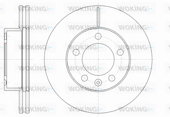 D61475.10 WOKING Тормозной диск (фото 1)