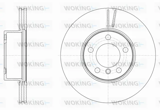 D61496.10 WOKING Тормозной диск (фото 1)