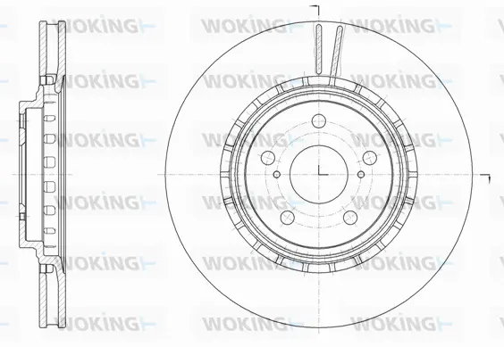 D61540.10 WOKING Тормозной диск (фото 1)