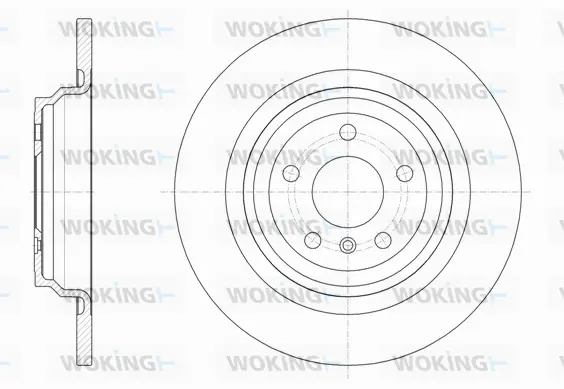 D61577.00 WOKING Тормозной диск (фото 1)