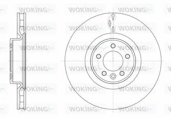D61611.10 WOKING Тормозной диск (фото 1)
