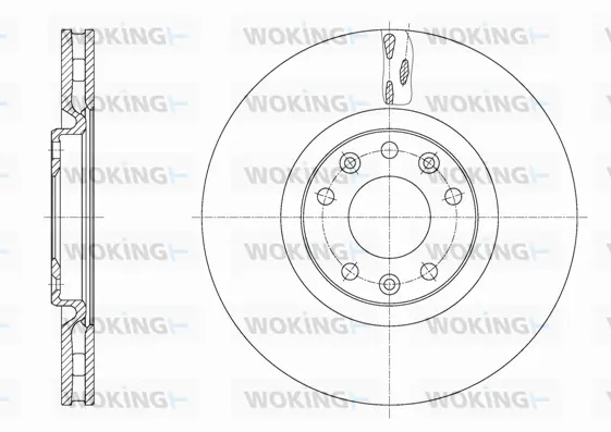D61628.10 WOKING Тормозной диск (фото 1)