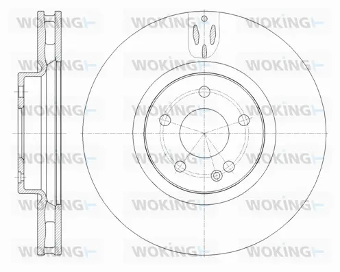 D61657.10 WOKING Тормозной диск (фото 1)