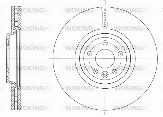 D61758.10 WOKING Тормозной диск (фото 1)