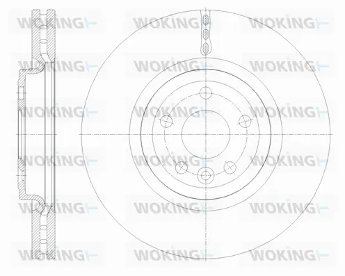 D61782.10 WOKING Тормозной диск (фото 1)
