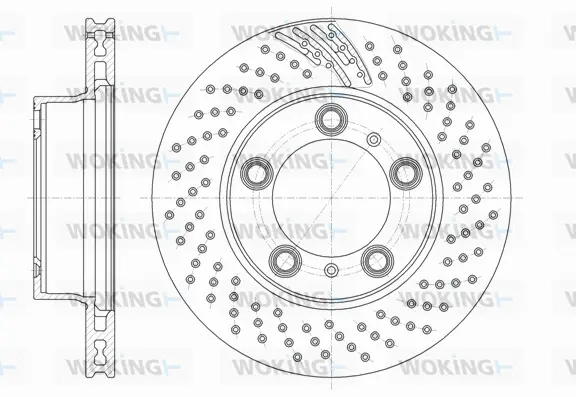 D61863.10 WOKING Тормозной диск (фото 1)