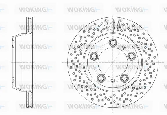 D61864.10 WOKING Тормозной диск (фото 1)