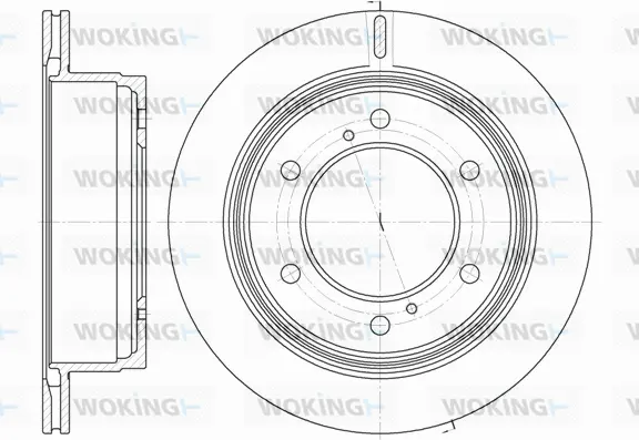 D61929.10 WOKING Тормозной диск (фото 1)