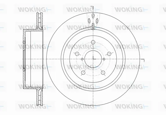 D61956.10 WOKING Тормозной диск (фото 1)