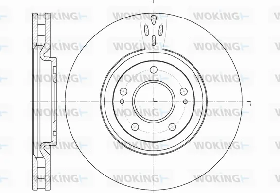 D61957.10 WOKING Тормозной диск (фото 1)
