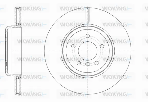 D61961.10 WOKING Тормозной диск (фото 1)