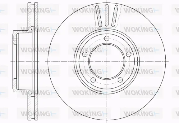 D61962.10 WOKING Тормозной диск (фото 1)