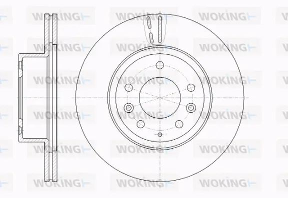 D62007.10 WOKING Тормозной диск (фото 1)