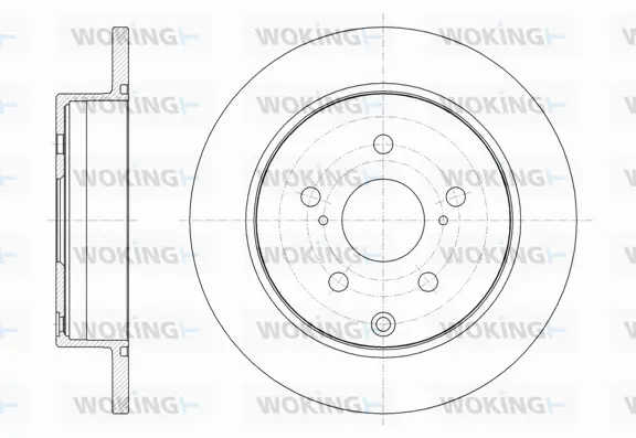 D62056.00 WOKING Тормозной диск (фото 1)