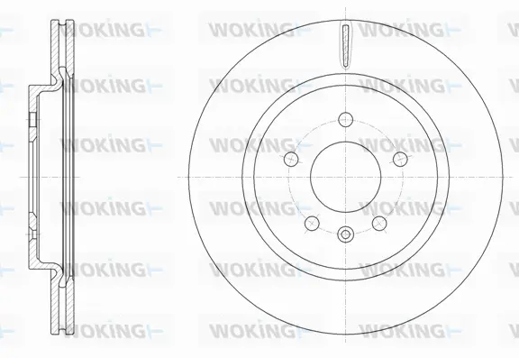 D62106.10 WOKING Тормозной диск (фото 1)