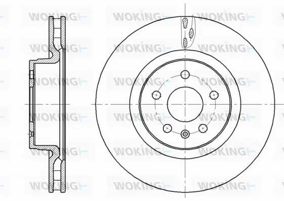D62110.10 WOKING Тормозной диск (фото 1)