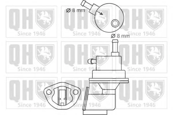 QFP89 QUINTON HAZELL Топливный насос (фото 1)