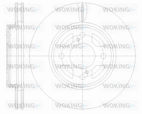 D62120.10 WOKING Тормозной диск (фото 1)