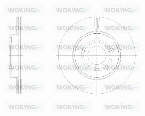 D62532.10 WOKING Тормозной диск (фото 1)