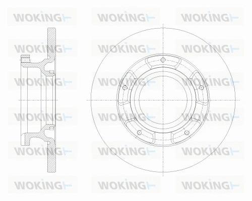 D62534.00 WOKING Тормозной диск (фото 1)