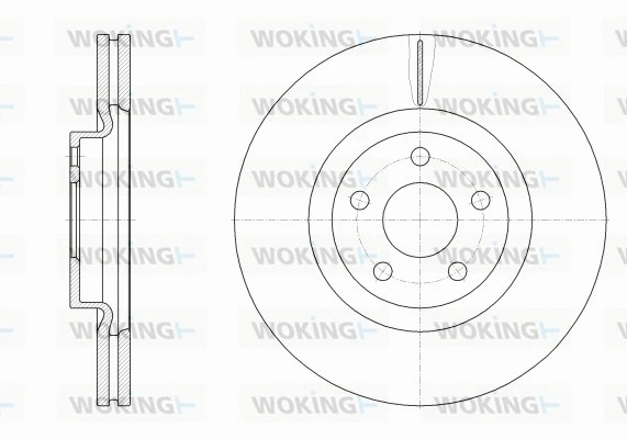 D62548.10 WOKING Тормозной диск (фото 1)