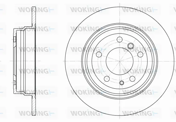 D6342.00 WOKING Тормозной диск (фото 1)