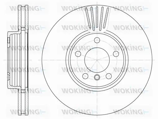 D6600.10 WOKING Тормозной диск (фото 1)