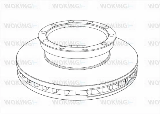 NSA1010.20 WOKING Тормозной диск (фото 1)