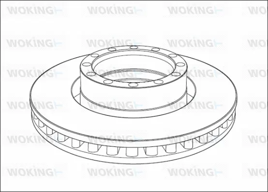 NSA1015.20 WOKING Тормозной диск (фото 1)
