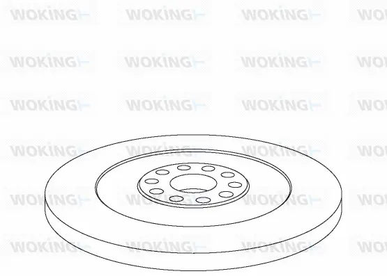 NSA1032.10 WOKING Тормозной диск (фото 1)