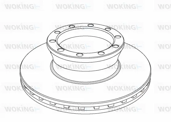 NSA1040.20 WOKING Тормозной диск (фото 1)