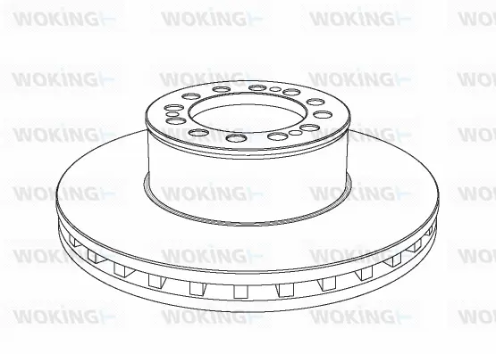 NSA1046.20 WOKING Тормозной диск (фото 1)