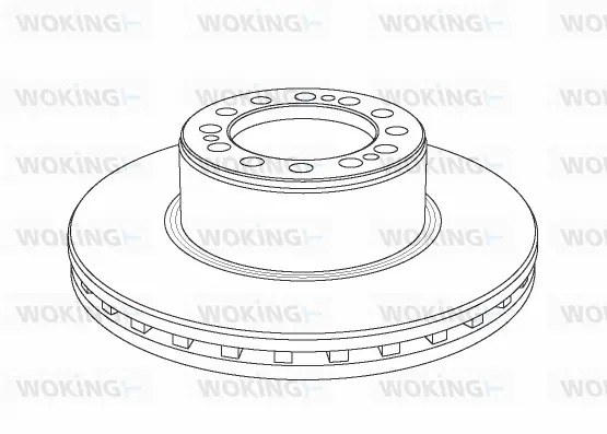 NSA1079.20 WOKING Тормозной диск (фото 1)