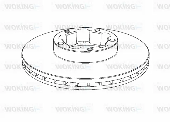 NSA1148.20 WOKING Тормозной диск (фото 1)