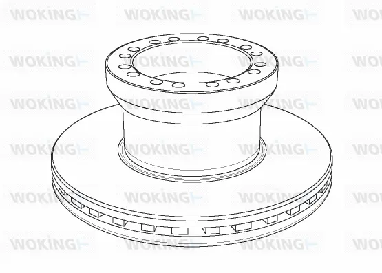 NSA1155.20 WOKING Тормозной диск (фото 1)