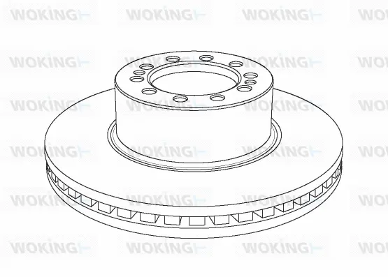 NSA1178.20 WOKING Тормозной диск (фото 1)