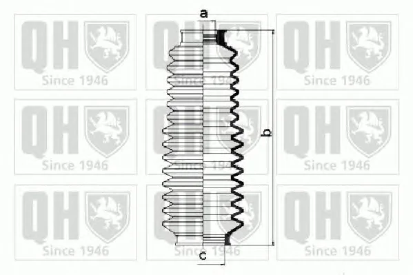 QG1003 QUINTON HAZELL Пыльник рулевой рейки (тяги) (фото 1)