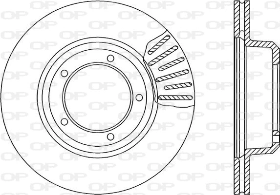 BDA1064.20 OPEN PARTS Тормозной диск (фото 1)