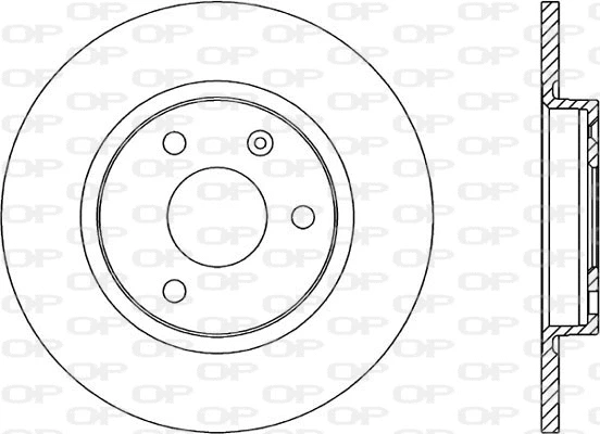 BDA1111.10 OPEN PARTS Тормозной диск (фото 1)