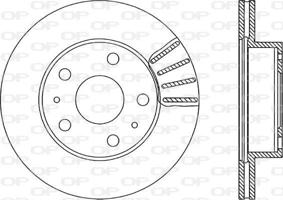 BDA1152.20 OPEN PARTS Тормозной диск (фото 1)