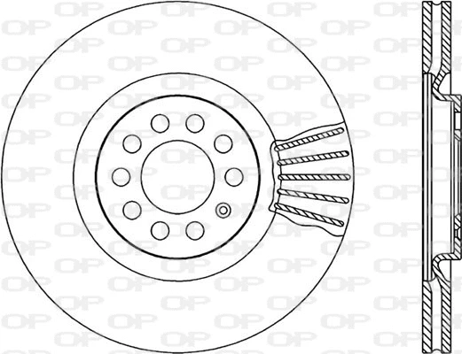 BDA1744.20 OPEN PARTS Тормозной диск (фото 1)