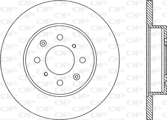 BDA1752.10 OPEN PARTS Тормозной диск (фото 1)