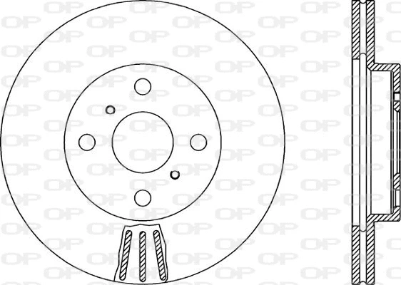 BDA1877.20 OPEN PARTS Тормозной диск (фото 1)