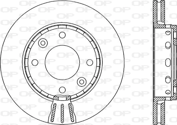 BDA1886.20 OPEN PARTS Тормозной диск (фото 1)