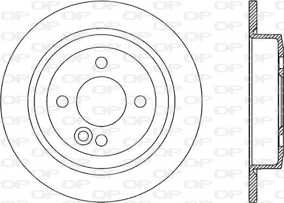 BDA1889.10 OPEN PARTS Тормозной диск (фото 1)