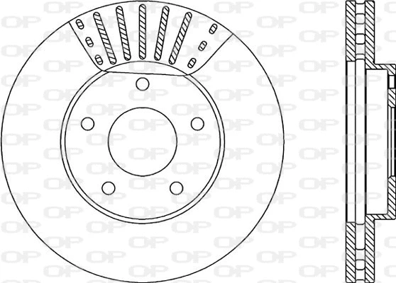 BDA1986.20 OPEN PARTS Тормозной диск (фото 1)