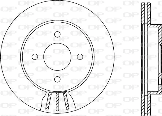 BDA2131.20 OPEN PARTS Тормозной диск (фото 1)