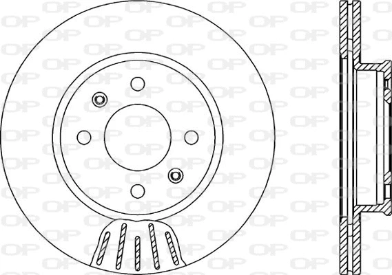 BDA2132.20 OPEN PARTS Тормозной диск (фото 1)