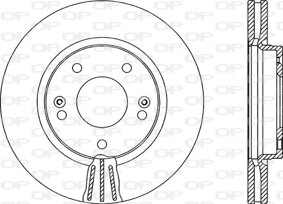 BDA2138.20 OPEN PARTS Тормозной диск (фото 1)